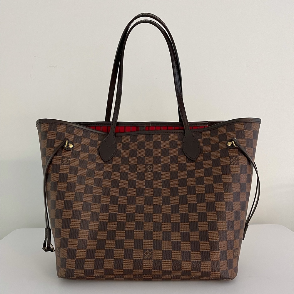 AUTHENTIC Neverfull MM in Damier Ebene